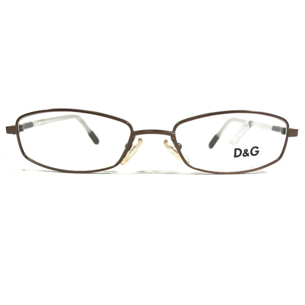 Dolce & Gabbana D&G 4060 697 Eyeglasses Frames Brown Clear Rectangular 49-17-135